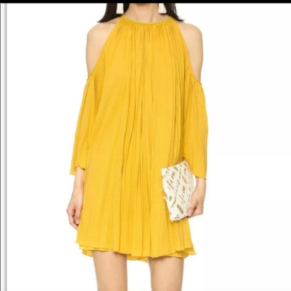 RACHEL ZOE Silk PLEATED DRESS/ S. - Picture 10 of 10